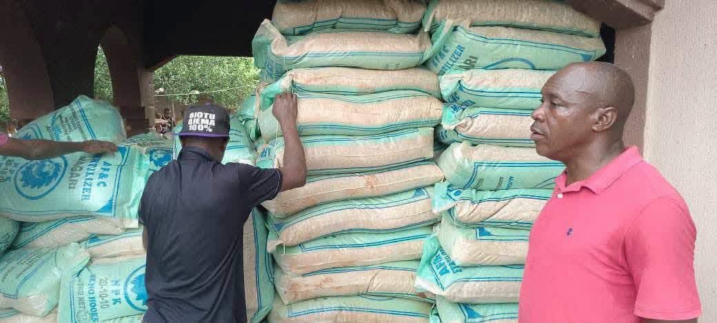 Agricultural fertilizer distribution in Apa LGA
